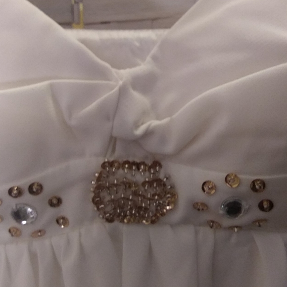 White Embellished Evening / Special Occasion - Picture 10 of 12